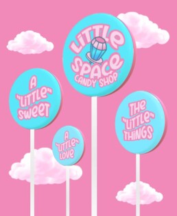 Little Space Candy Shop Lollipops