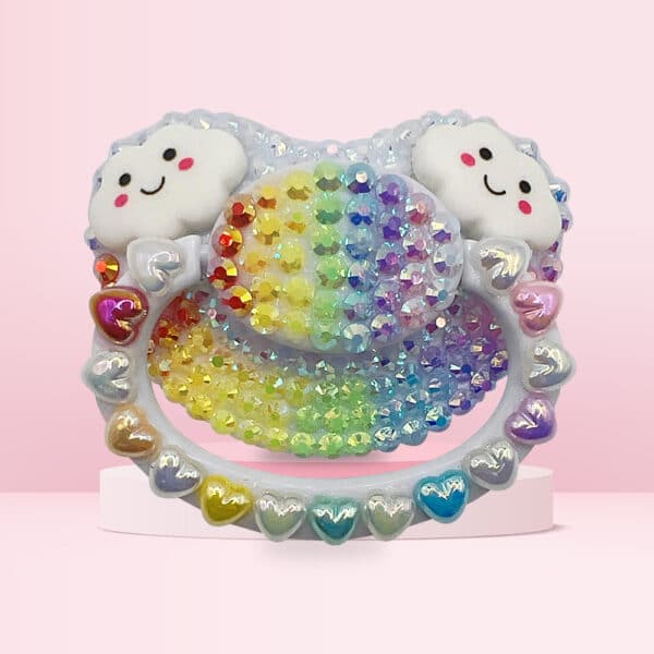 Rainbow Cloud Adult Pacifier