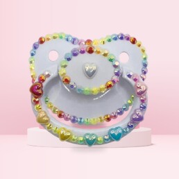 Pearls & Hearts Adult Pacifier