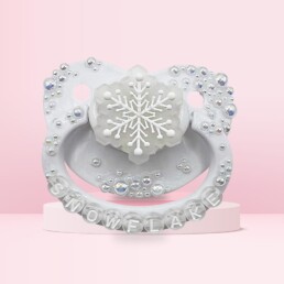 Snowflake Adult Pacifier