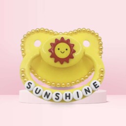 Yellow Sunshine Adult Pacifier